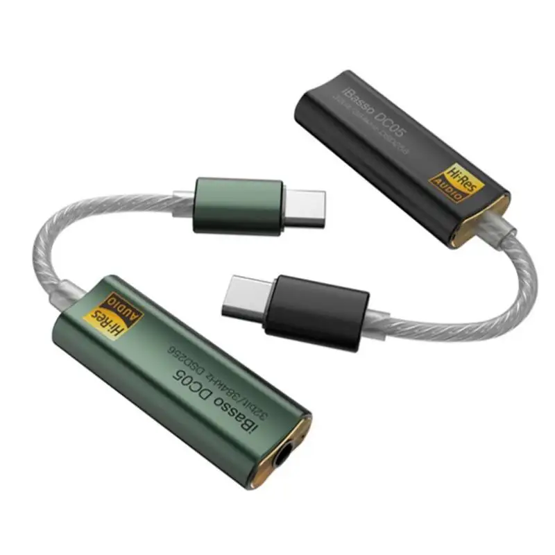 Новый ibasso DC05 Type-C до 3 5 мм усилитель для наушников USB DAC HiFi HiRes кабель адаптер