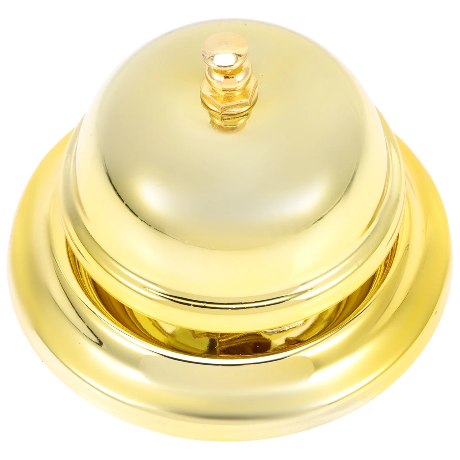 

Hand Pressing Bell Alloy Service Bell Game Ringing Bell Table Press Bell for Hotel (Random Style) Bells