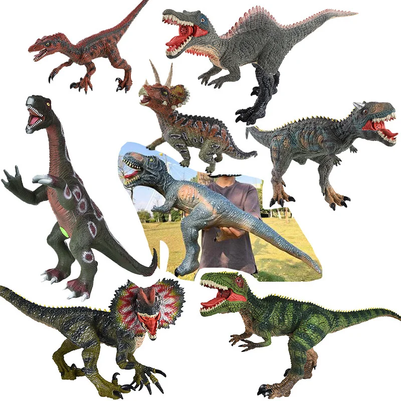 

Новая модель супер большого динозавра Юрского периода, игрушечный вокальный динозавр, тираннозавр рекс, детская игрушка