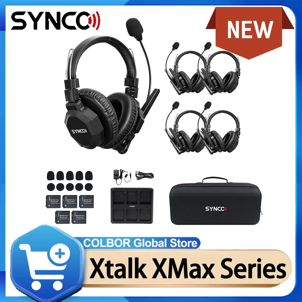 Серия SYNCO Xtalk XMax с двумя ушками шумоизоляция команда связи Bluetooth-гарнитура