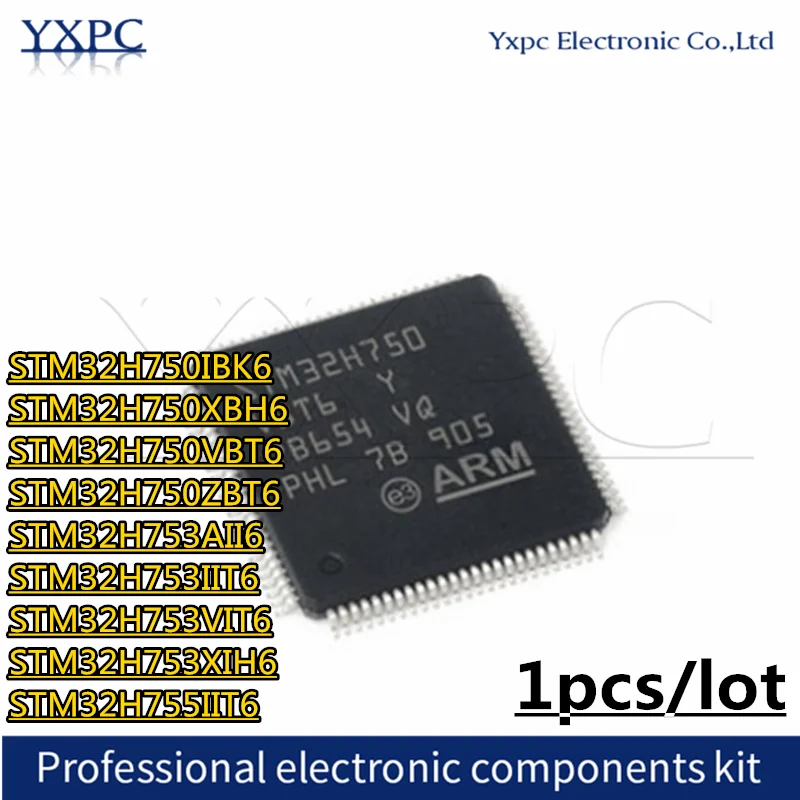 

STM32H750IBK6 STM32H750XBH6 STM32H750VBT6 STM32H750ZBT6 STM32H753AII6 STM32H753IIT6 STM32H753VIT6 STM32H753XIH6 STM32H755IIT6