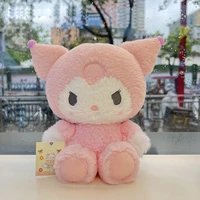 sanrio cinnamoroll kawaii 20cm plush dolls lovely my melody kuromi anime cartoon plushie pink series doll decorative toys