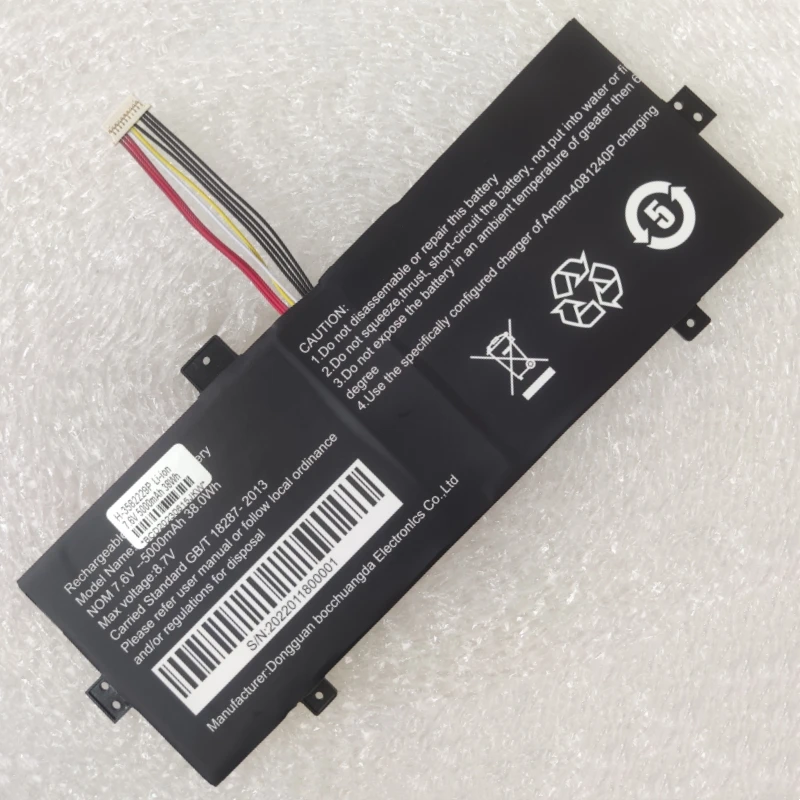 SHT5078105-2S 1ICS5/78/105-2 H-3582229P Аккумулятор для ноутбука 7,6 В 38 Вт/ч 5000 мАч для планшетного ПК Bluetooth C4128A DUO C464C