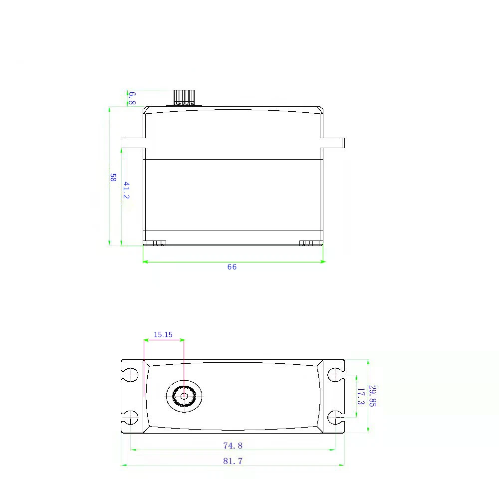 Рисунок 3 - GXservo 80 кг Стандартный большой
