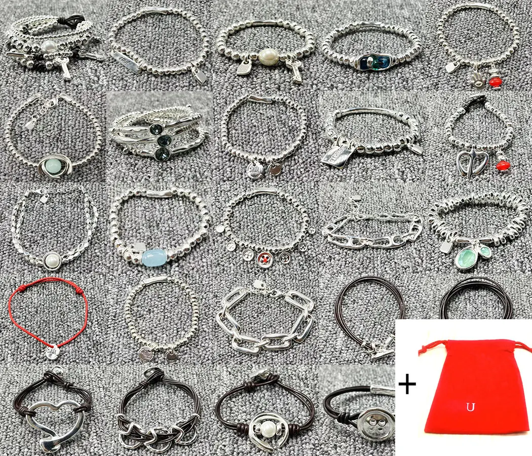 

2022 new fashion 925 silver plated cute fashion charm beads bracelet free wholesale