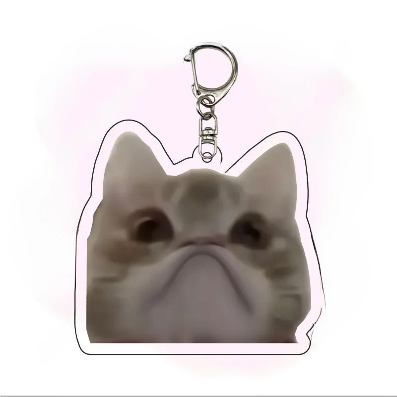 Забавный акриловый брелок с котенком персонализированная резьба по песку
