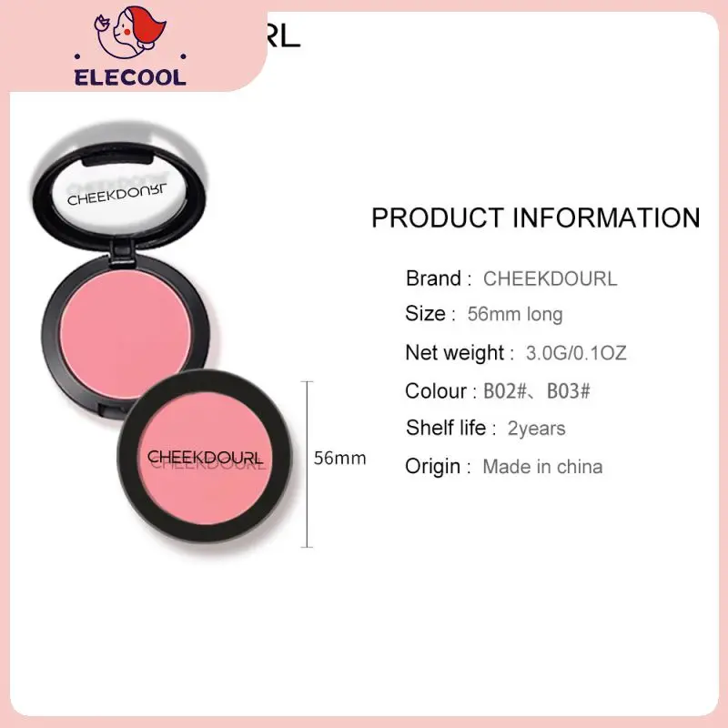 

Matte Makeup Lightweight face Blusher Mineral Pigment Palette Natural Rouge Cheek Blush Peach Contouring Face Blusher Cosmetics