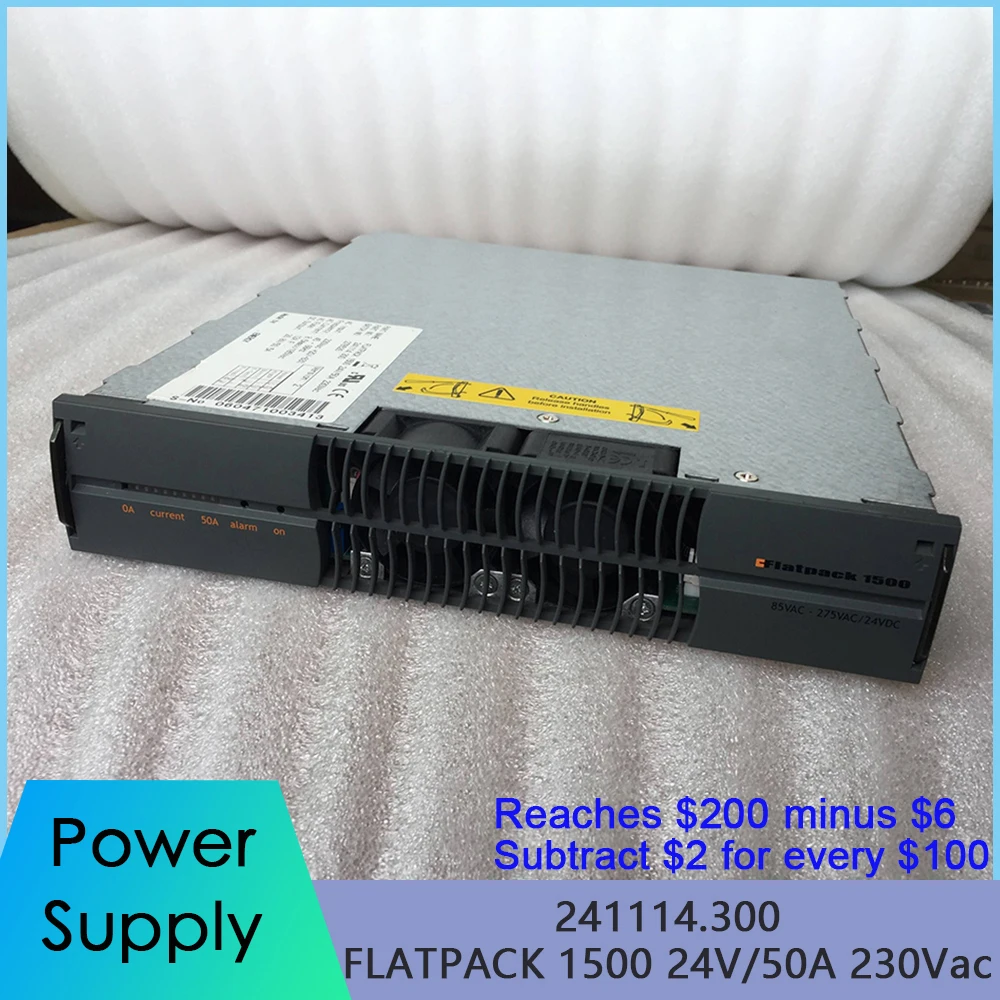 

For Eltek 241114.300 FLATPACK 1500 24V/50A 230Vac Power Supply Module Fast Ship High Quality