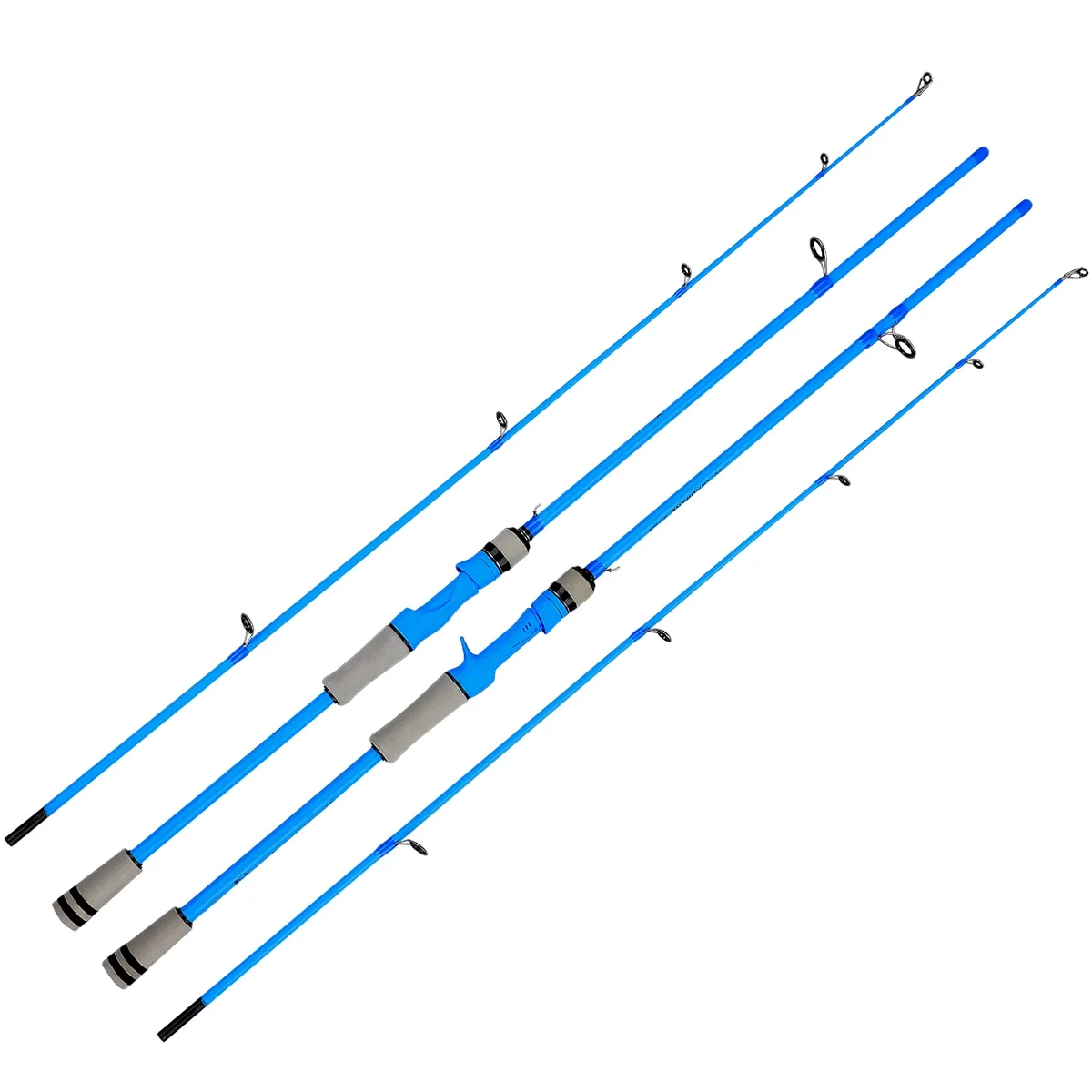 JOSBY Baitcasting спиннинг из углеродного волокна 2 лёгких стержня вес забрасывания 5-30 г M