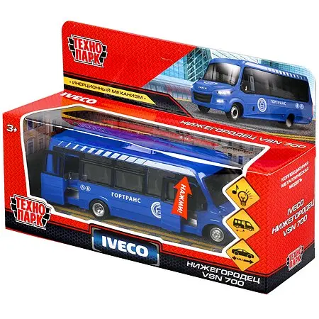 Автобус Технопарк Iveco Daily VSN 700 306896 | Игрушки и хобби