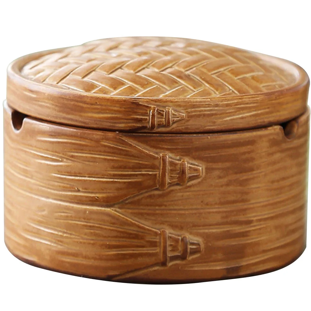 

Ashtray Ashtrays Ash Holdercigar Fireproof 20Th Anniversary Indoor Outdoor Giftshim Decorativelid Iron Vintage Funny Box Can