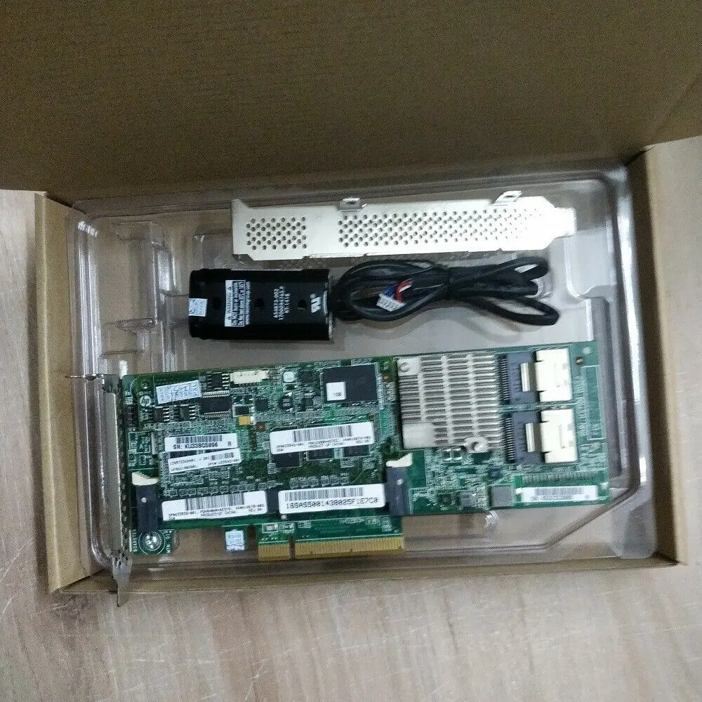 Фото 631670-B21 633538-001 Контроллер Smart Array P420 2 ГБ 2G FBWC 6 ГБ 2P SAS + 660093-001 №2