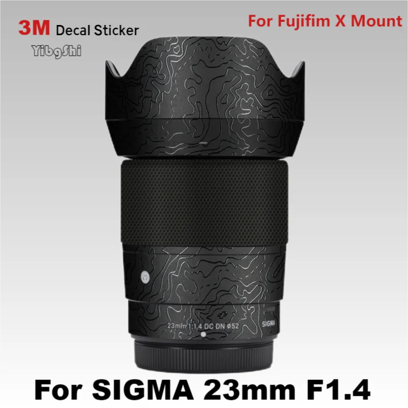 Для SIGMA 23 мм F1.4 DC DN для Fujifim X Mount наклейка на рассеиватель Защитная Наклейка