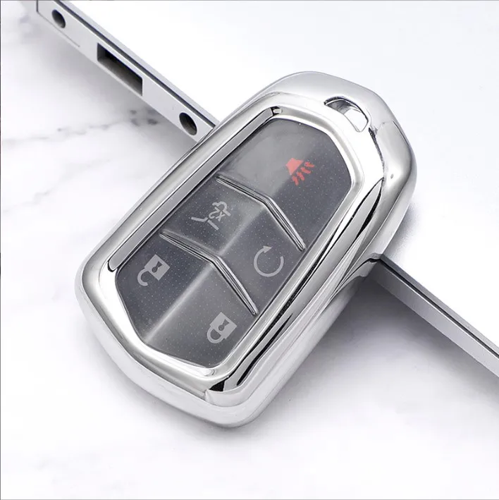 

Car Key Case Car Key Bag 6 Button Remote Holder Shell Car Key Fob Case Cover