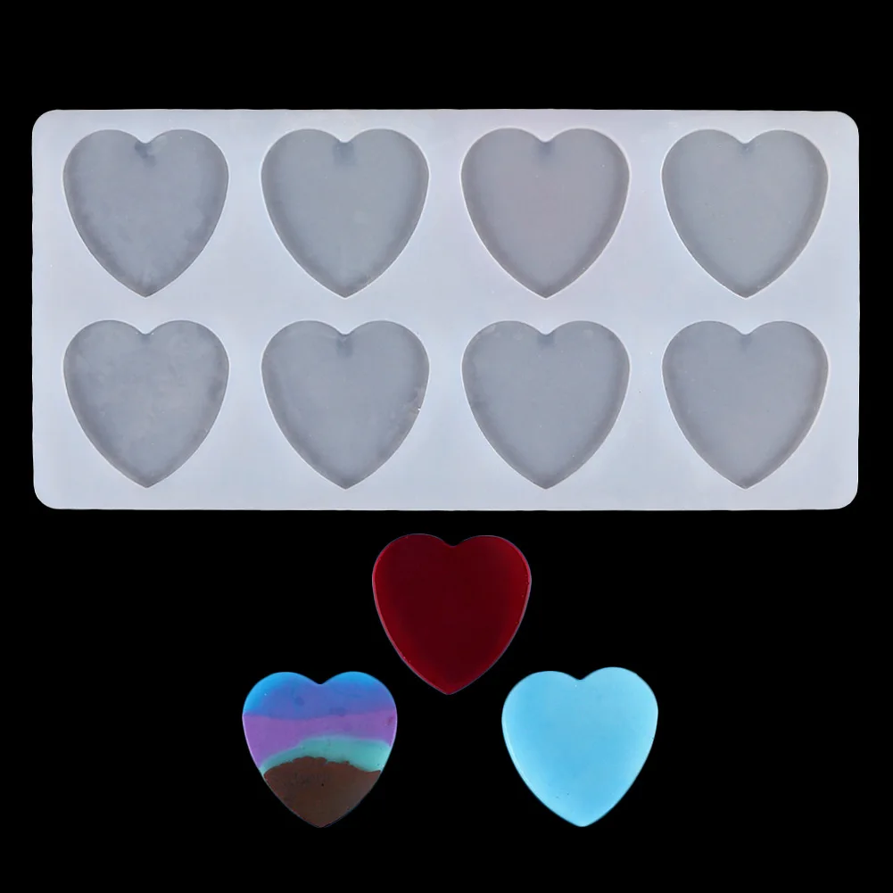 

DIY Chocolate Fondant Cake Decorating Silicone Mould Resin Heart Shape Chocolate Insert Silicone Mould