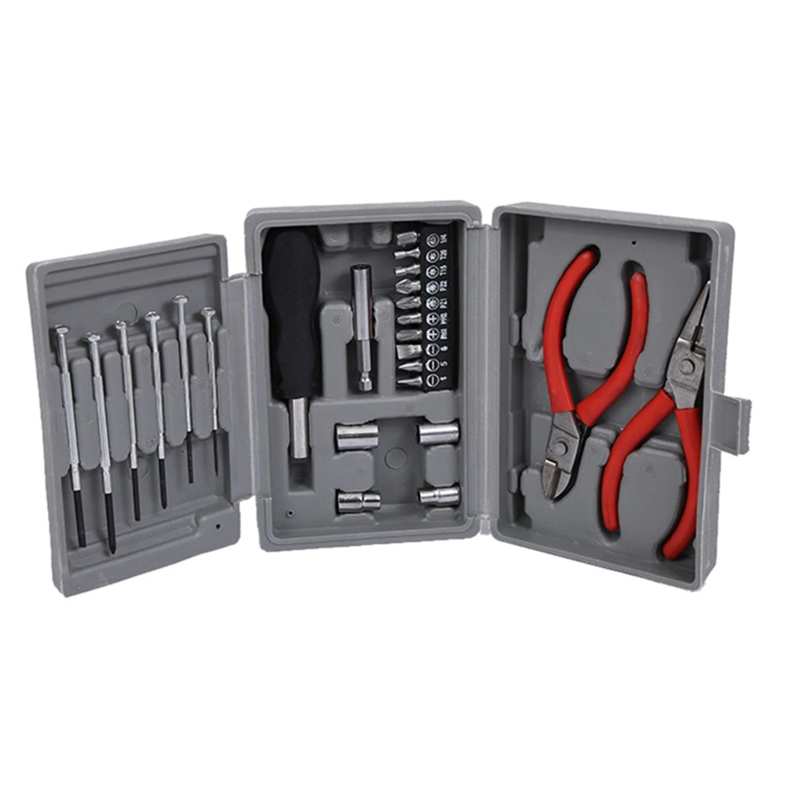 

24Pcs Home-hardware Combination Toolbox General Household Hand Tool Kit Pliers Screwdrivers Sets