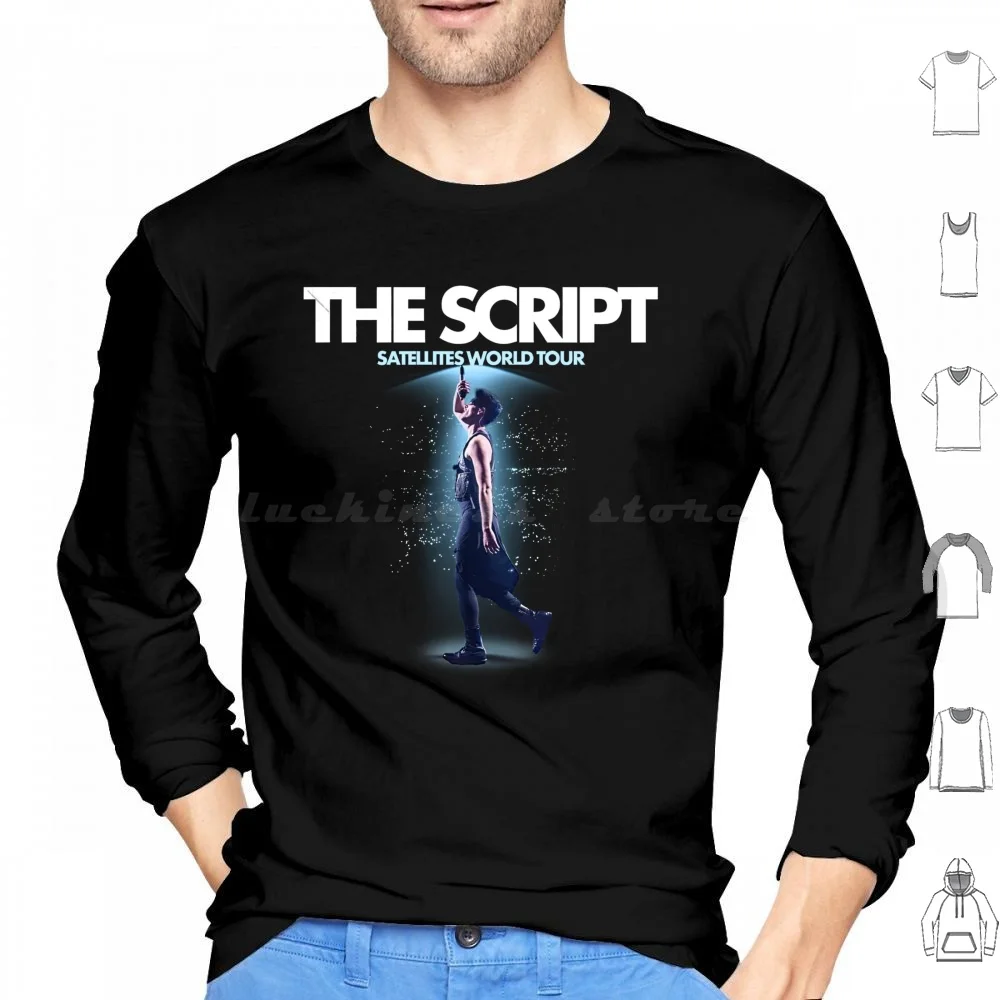 Толстовка с капюшоном Satellites World The сценарий Tour 2024 хлопок длинным рукавом Тур