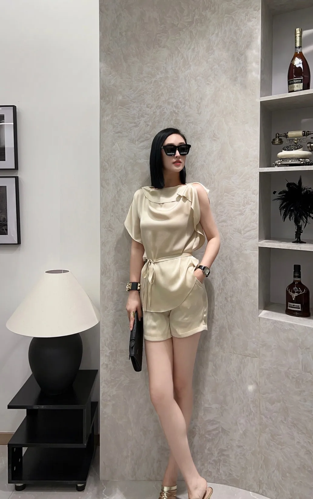 

2023 spring and summer women's clothing fashion new Short suit 0526