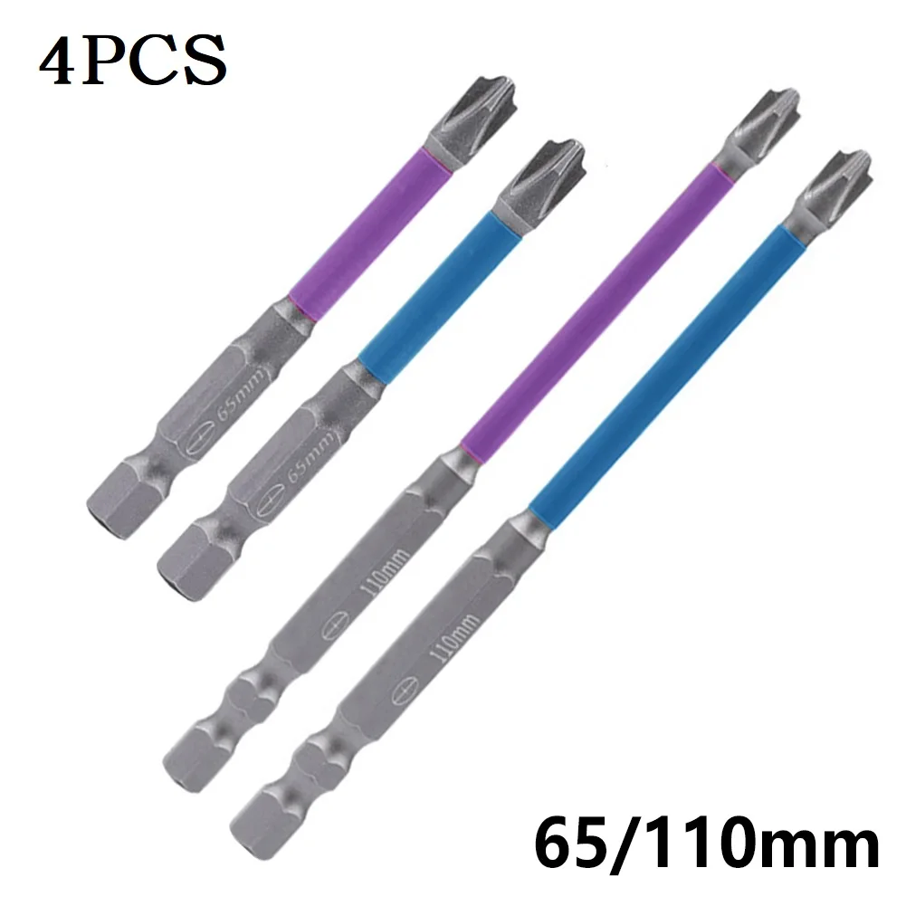 

65mm/110mm Magnetic Special Slotted Cross Screwdriver Bit Batch Head Nutdrivers FPH2 For Socket Switch Electrician Power Tools