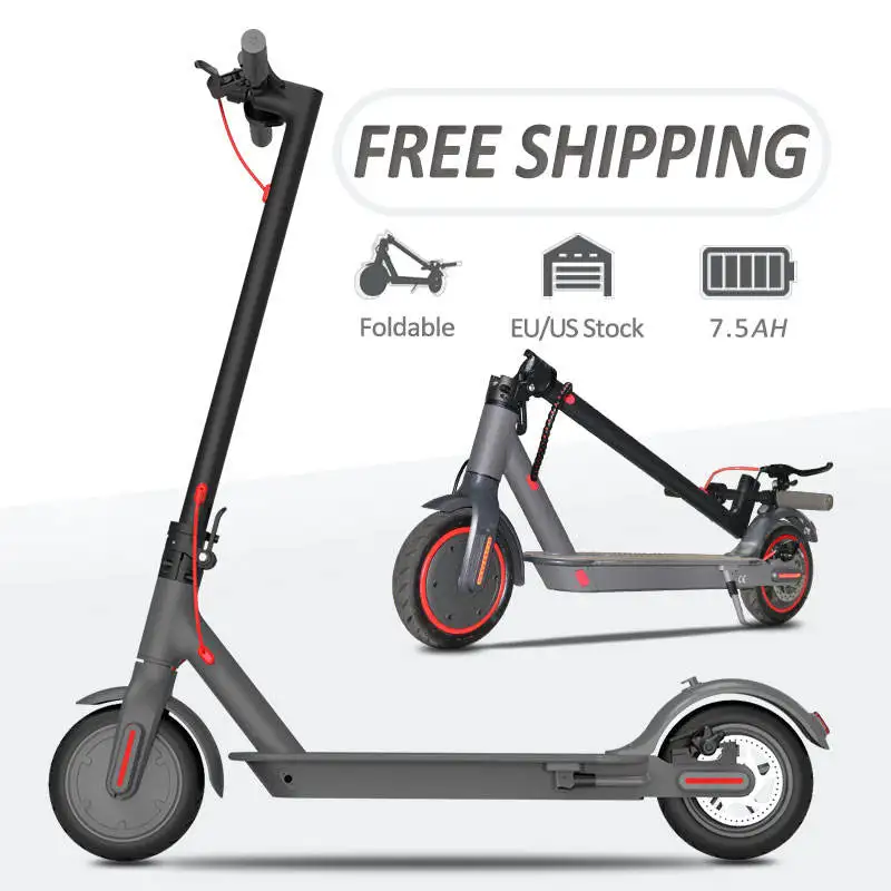 

US EU Warehouse Trotinette Electrique E Scooter Electric Free Shipping Patinete Electrico APP Mi M365 Electric Scooters Adults