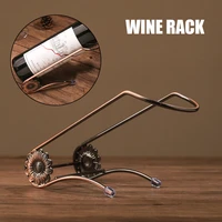 hot iron wine rack holding 1 wine bottle creativity iron golden wine bottle holder perfect for kitchen counter wine holders
