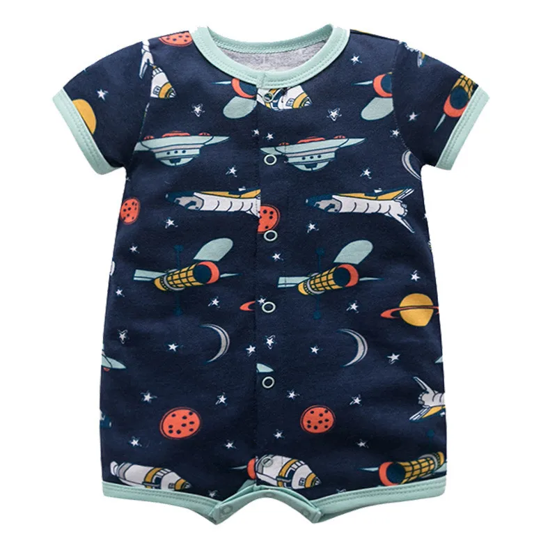 

New 6-24 Months Baby Summer Clothing Girls Sleeveless Cotton Cartoon Print Jumpsuit Infant Outfit Baby Romper