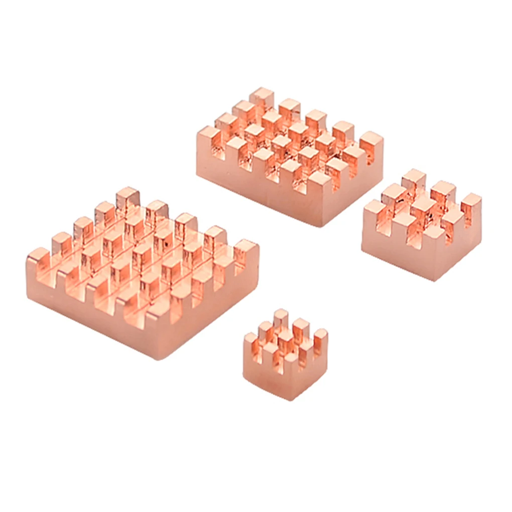 

Радиатор из чистой меди для Raspberry Pi 4, 4 шт.