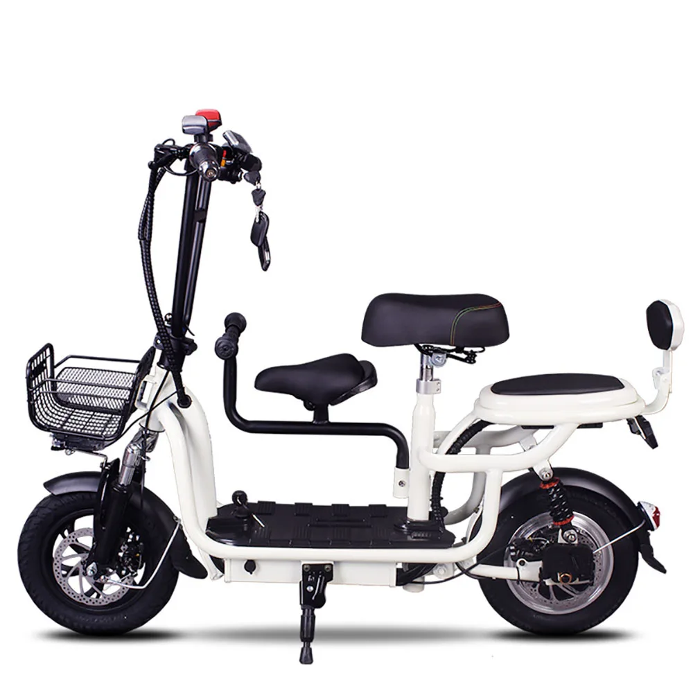 

48v High-Carbon Steel Mini Electric Bicycle Fold Bike Scooter Lithium Battery Long Life Men And Women