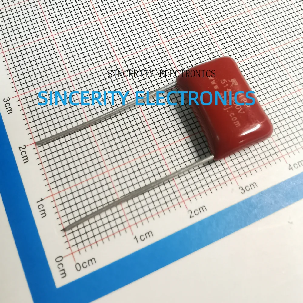 

500pcs CBB21 514J400V P15 0.51uF400V Pitch 15mm Metallized Polypropylene Film Capacitor Resistance Capacitance Depressurization