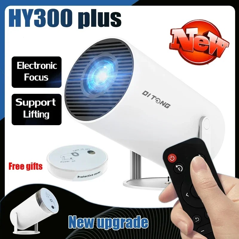 2024 новый проектор HY300 plus HD Android 4K 1280*720P Dual Wi-Fi видео мини портативный уличный