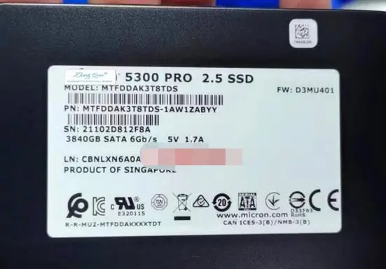 Для 5300 PRO 3 84 T MTFDDAK3T8TDS-1AW1ZABYZ SATA SSD |