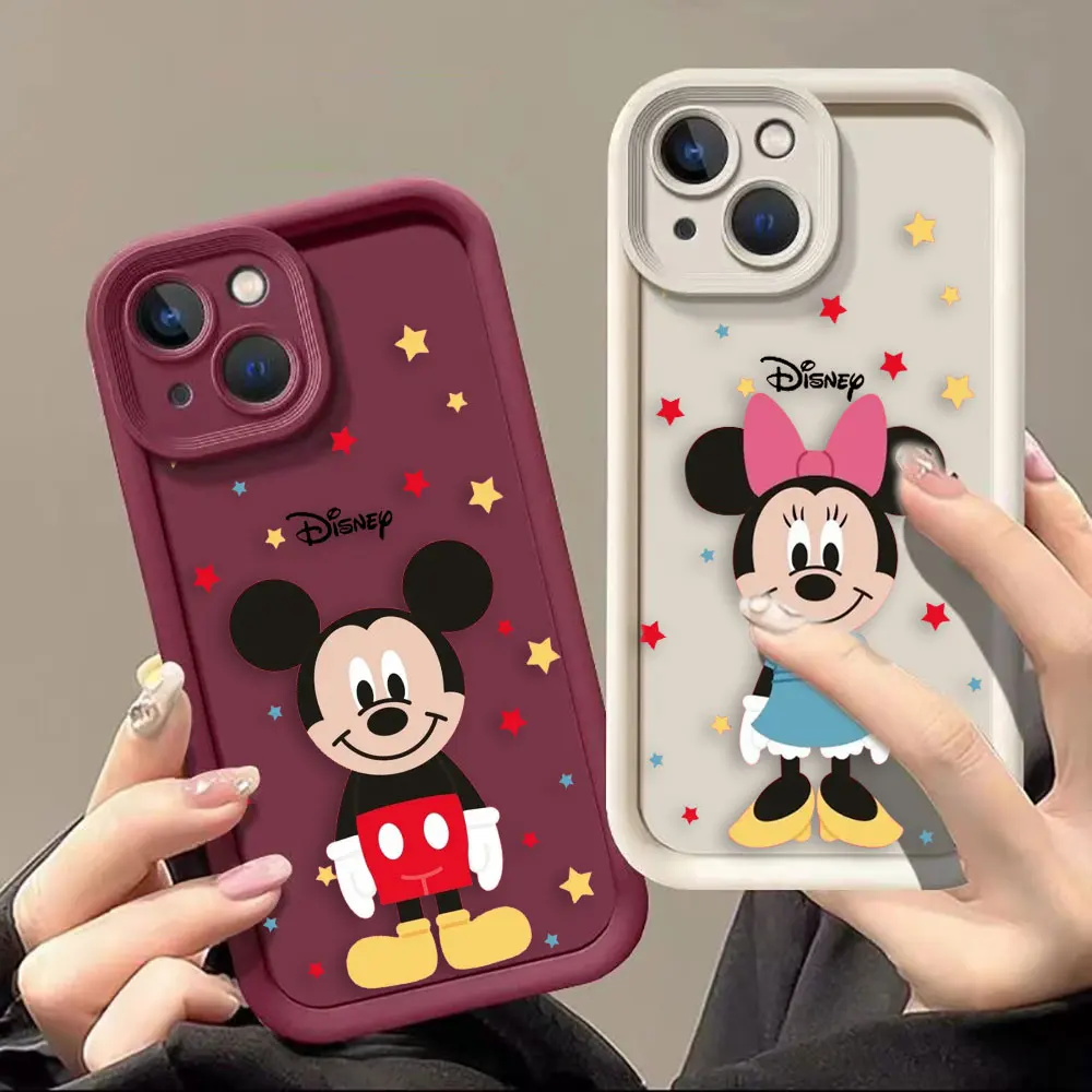 Мультяшный чехол с Микки и Минни для Infinix HOT 10 20 30 30I 40 40I SMART 5 6 7 8 ZERO NOTE 12 PRO VIP PLAY 4G