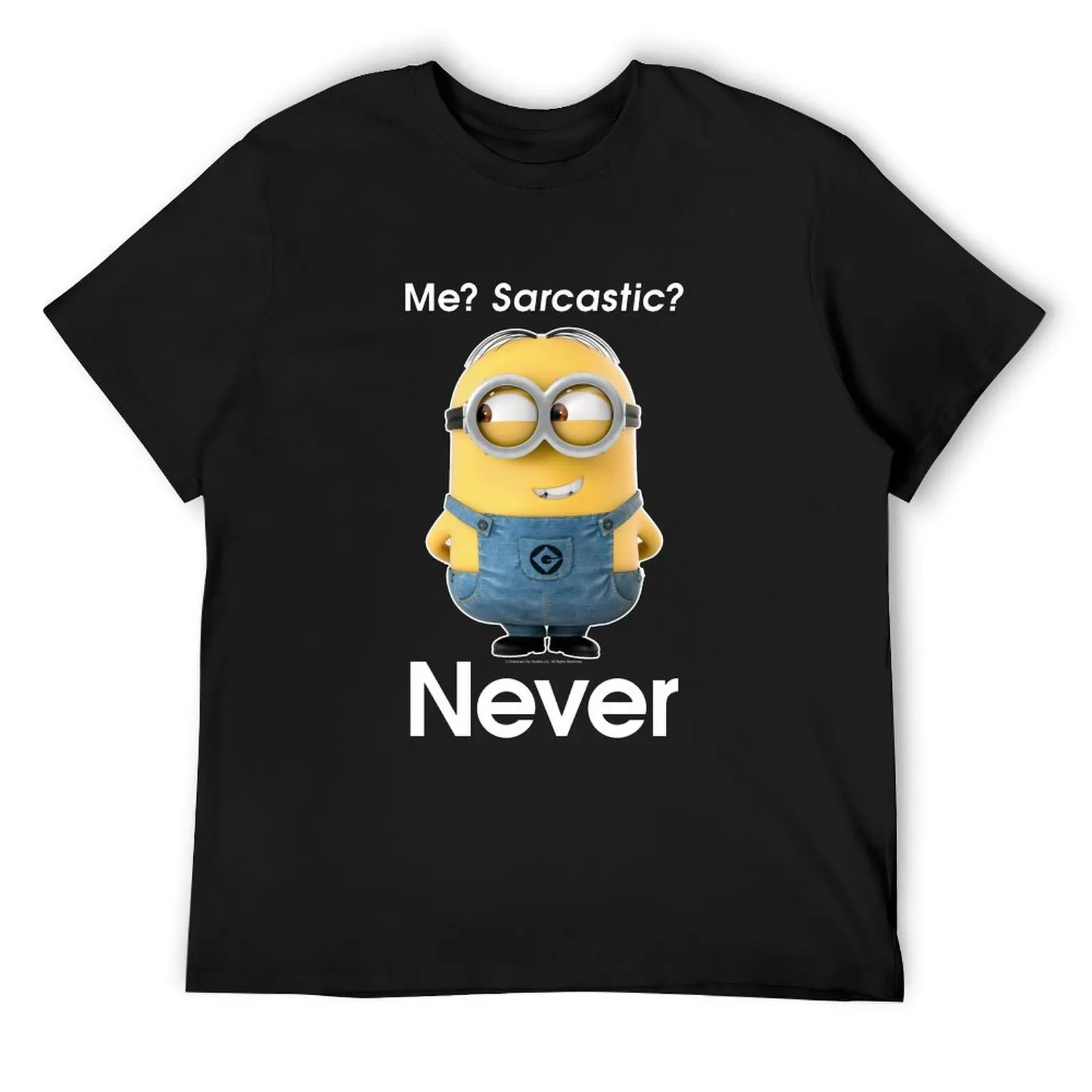 Мужская футболка Minions Me Sarcastic Never