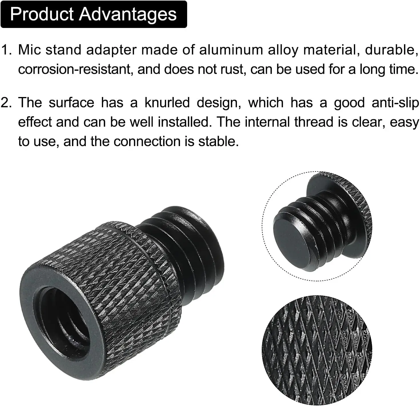 2 шт./упаковка переходник с резьбы на штекер 3/8-M12