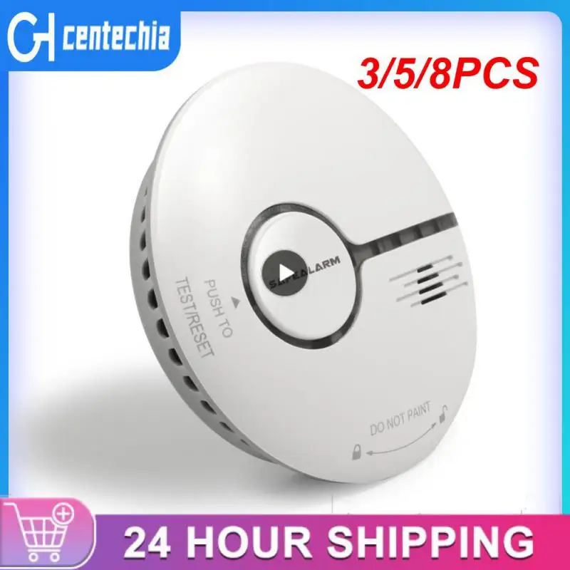 

3/5/8PCS For Home Kitchen Remote Monitoring Smart Fire Alarm Sensor 85db Smoke Detector Tuya Wireless Gas Detector Smart Home