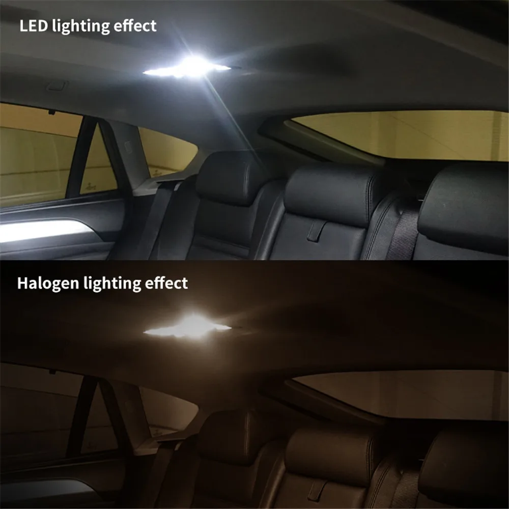 T10 W5W светодиодный 194 168 5050 SMD Автомобильная купольная лампа для чтения