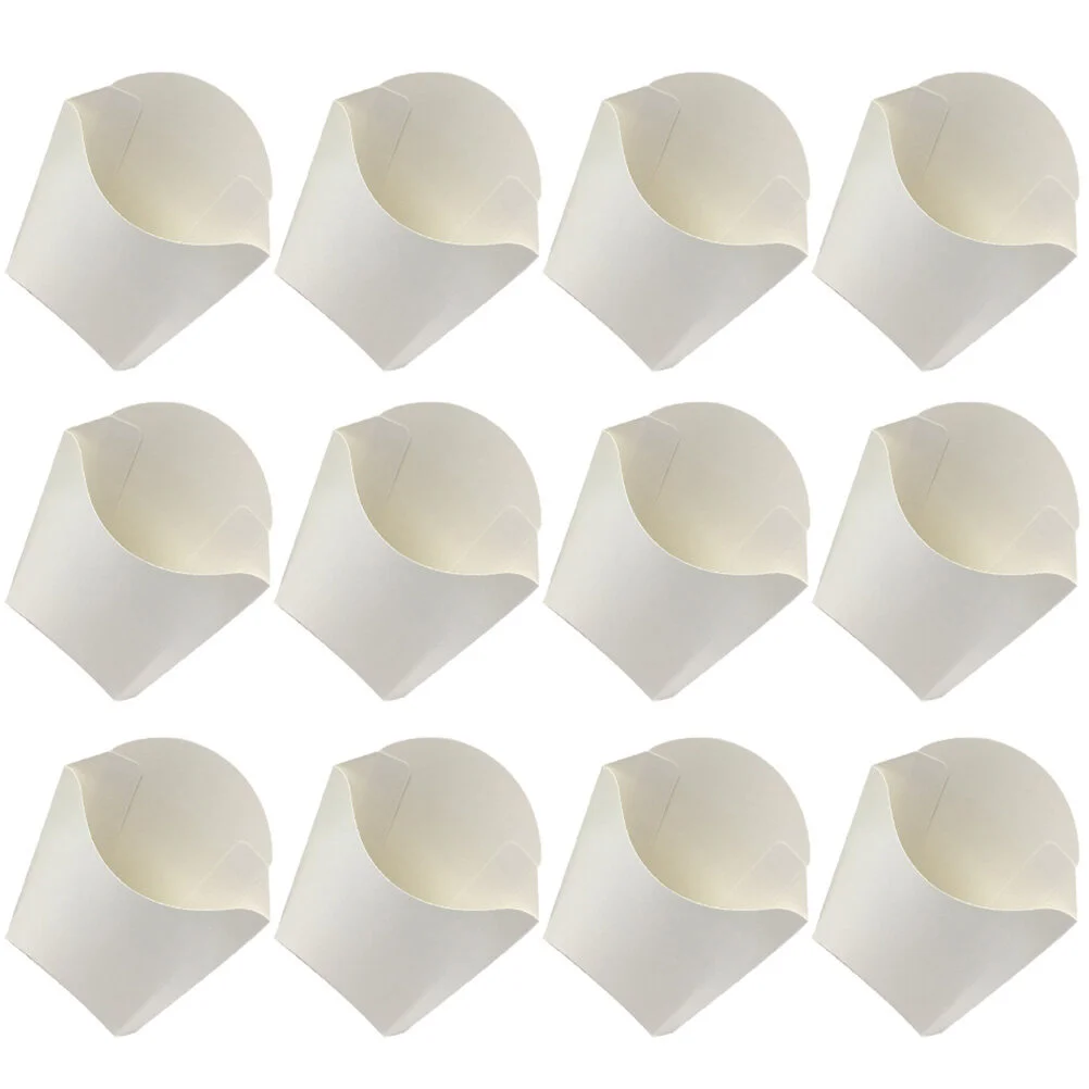 

Fries Food Supplies Portable White Treat Boxes Paper French Fry Bag Container Accessory