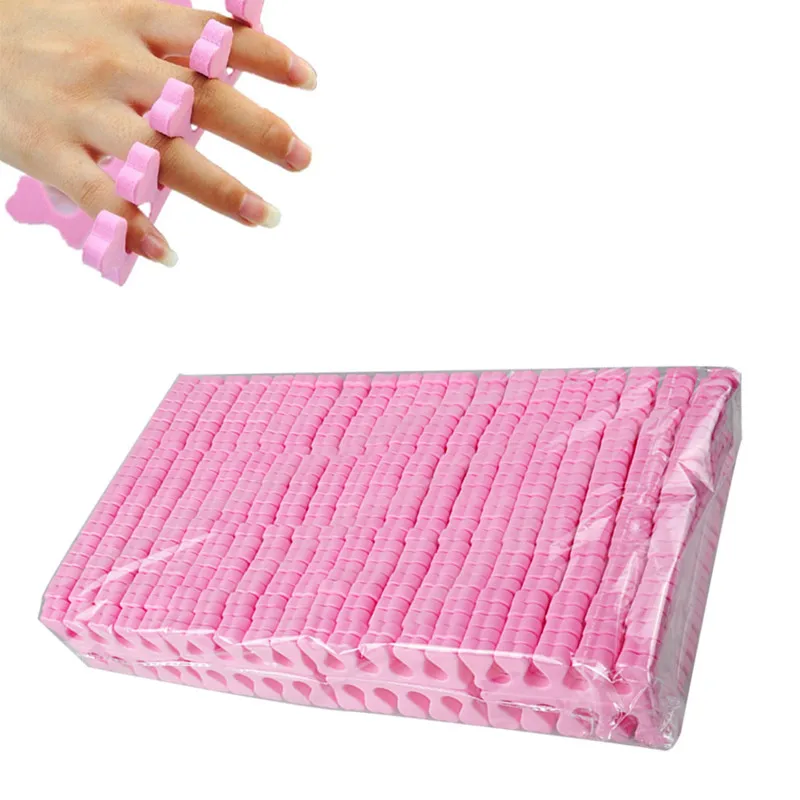 200pcs/lot Soft Foam Sponge Finger Toe Separator Manicure for DIY Nail Art Salon Tools Feet Care Manicure Pedicure Tools