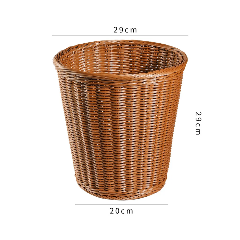 Корзина для мусора из ротанга 29 х29 см