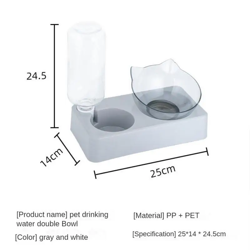 

Pet Bowl Small And Medium-sized Dogs And Cats Drinking Water Feeding Bowl Automatic Refilling Pet Cat Cat Automatic Feedersbowl