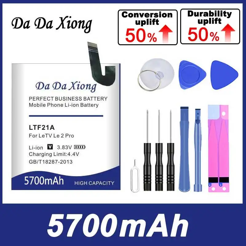 

5700mAh LTF21A Battery For Letv LeEco Le 2 S (pro) S3 X20 X626 X528 X621 X625 X25 X525 X620 X520 X522 X527 X526
