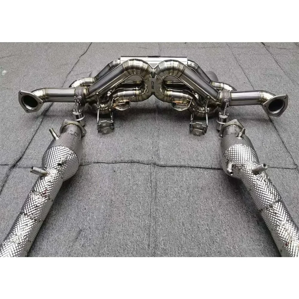 Для Porsche 718 SD из нержавеющей стали/титана Cat заднее выхлопное устройство выхлопная