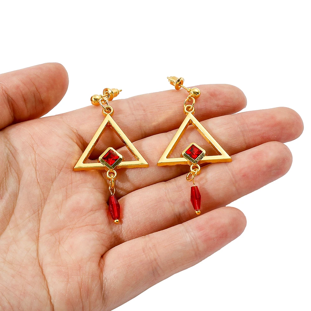 

Аниме серьги Genshin Impact Dehya Dangles Ear Ring Cosplay Prop