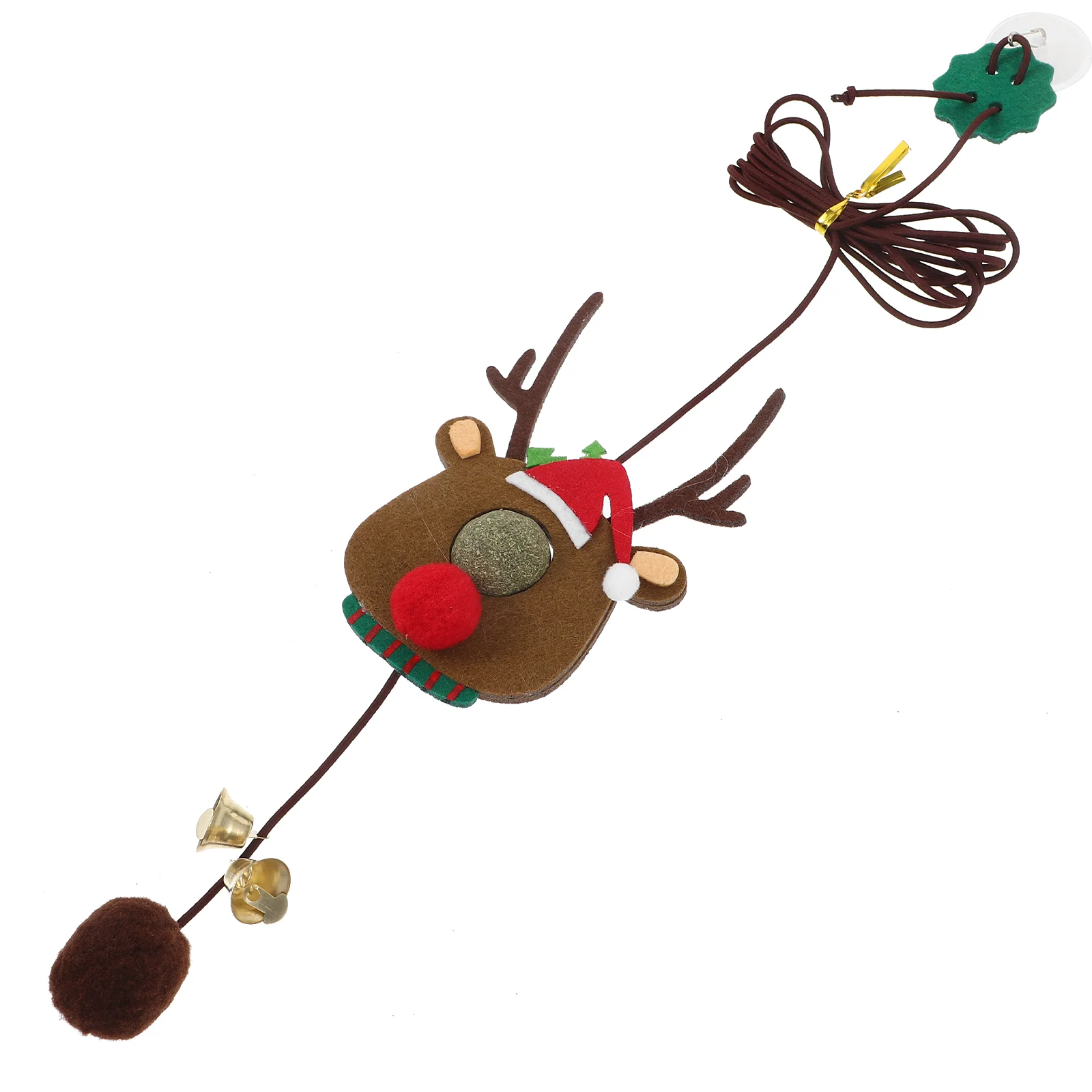 

Cat Hanging Door Toy Sports Toys Compact Teasing Sticky Xmas Pet Funny Felt Scratching Interesting Kitten