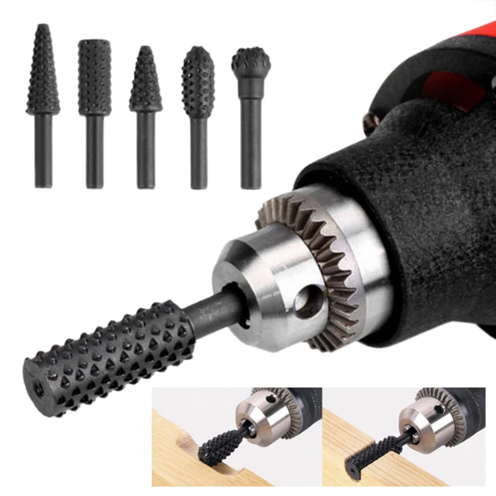 Набор сверл для резьбы по дереву шлифовальный станок Круглый хвостовик