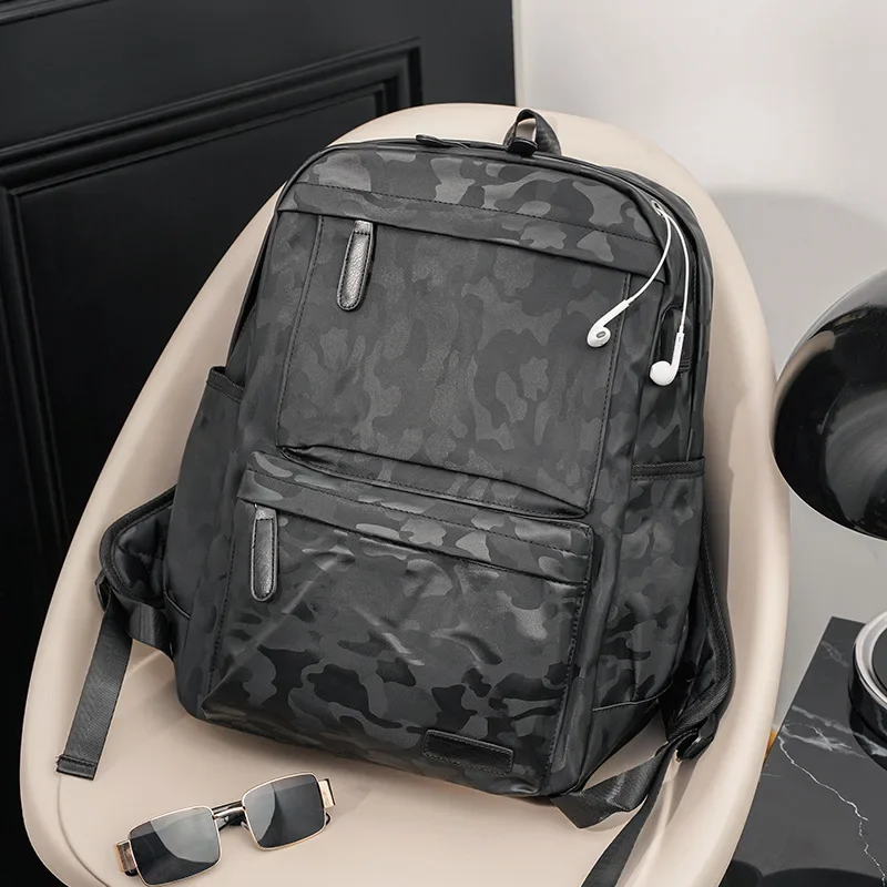 

Stylish Men's Camouflage Backpack for Outdoor Activities and College