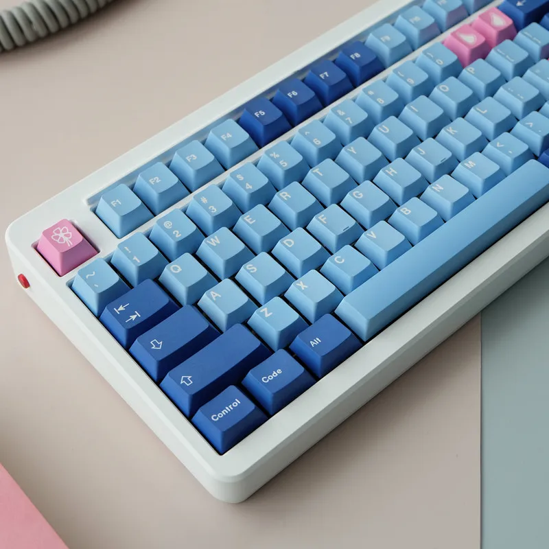 126 Keys/Set Onim Theme Keycaps PBT Dye Subbed Cherry Profile Keycaps For MX Switch Mechanical Keyboard With 1.75U 2U Shift