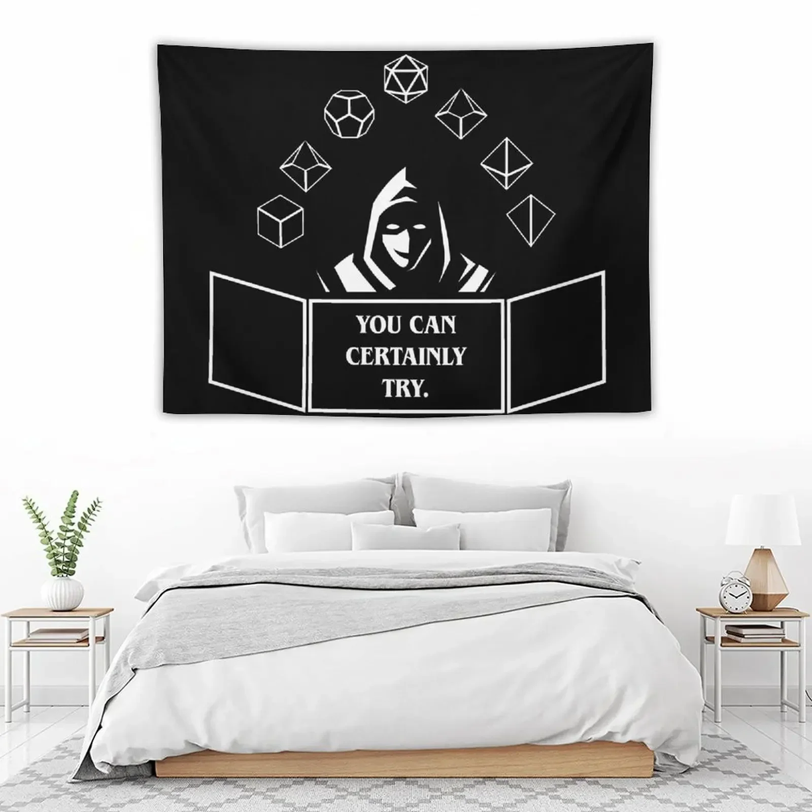 Набор для украшения дома настольный гобелен с рисунком сказочника и игральных