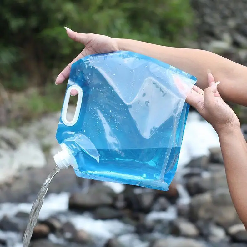 

Portable Ultralight Foldable Water Bag Soft Flask Outdoor Water Foldable Portable Bottle Sport Hiking Camping 5L/10L Water Bag
