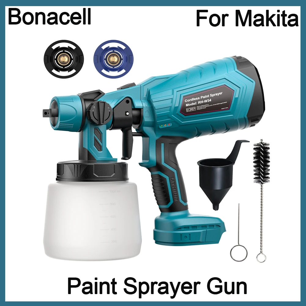 

Беспроводной электронный распылитель краски Bonacell для Makita 18 В